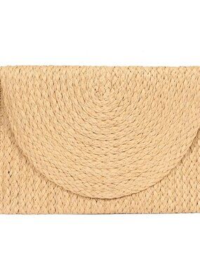 Beach Bags Straw Purse for Women Clutch Envelope Crossbody Bag